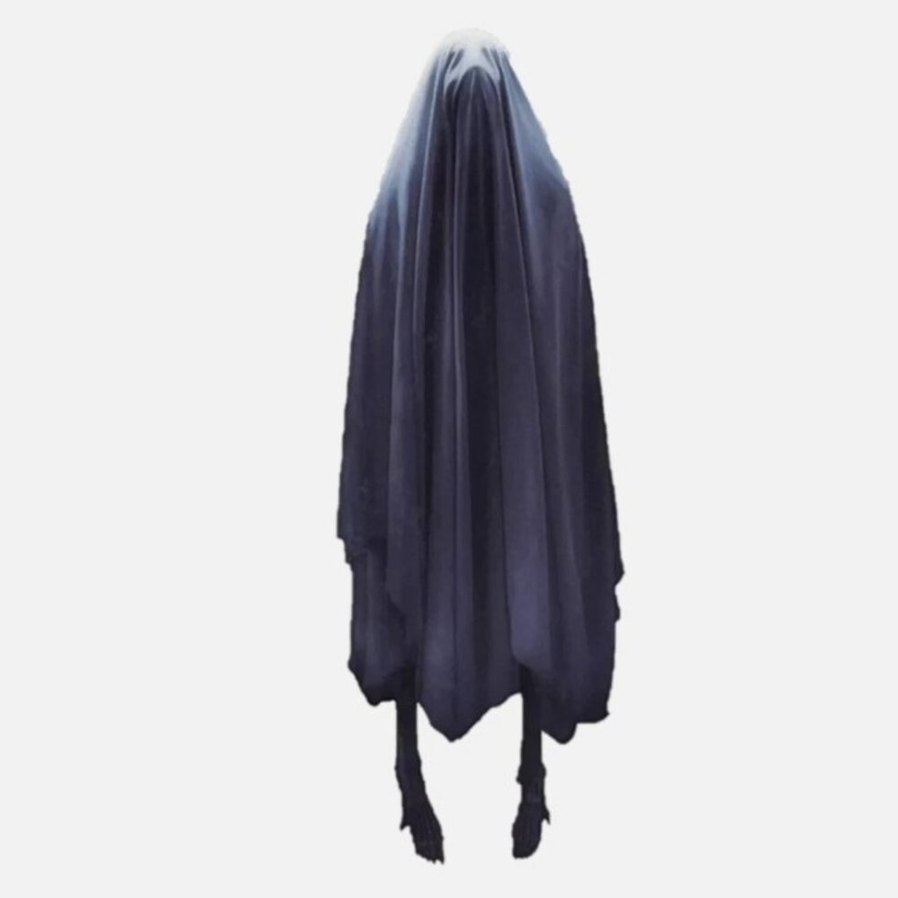 28" Tall Ghost Halloween Wall Decal Reusable Vinyl Art Holiday Home Decoration